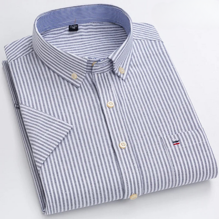 Petersen - Classic Cotton Shirt With Pattern