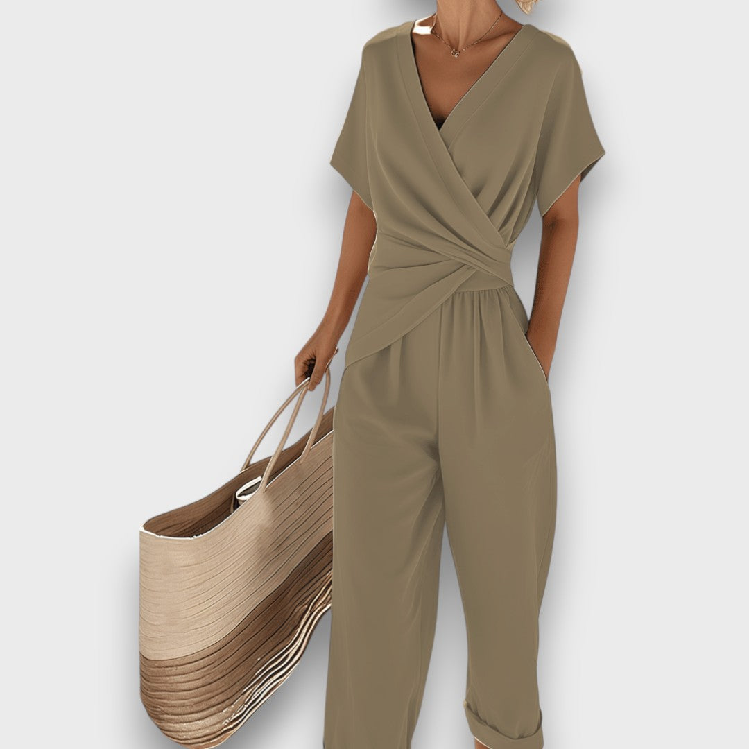 Celira – 2-Piece Set in Jumpsuit Style with Wrap Look