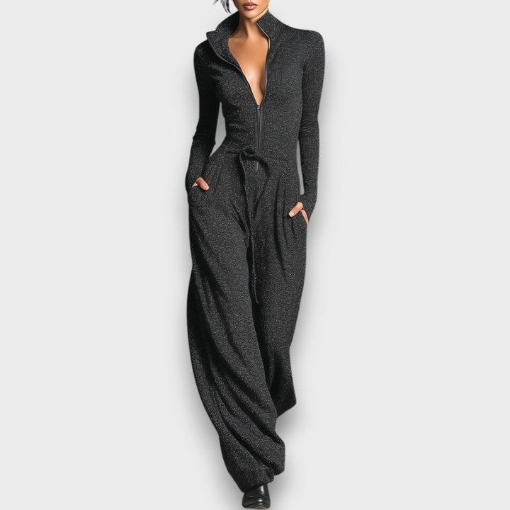 Elara – Elegant Knit Jumpsuit