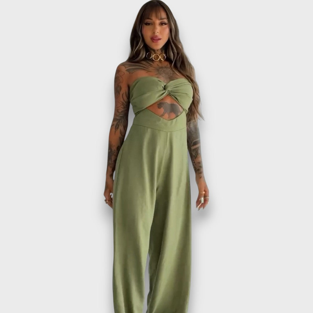 Salome – Jumpsuit with Cut-out and Back Detail