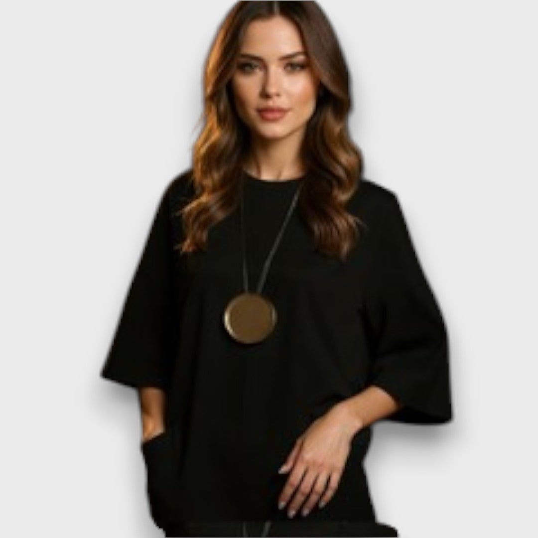 Lunessa – Minimalist Wide-Leg Jumpsuit