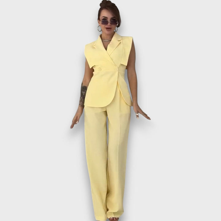 Olanda – Two-Piece Set with Oversized Blazer and Wide Pants