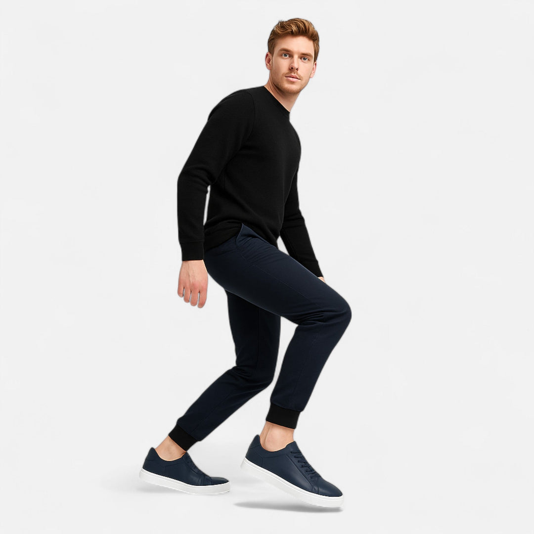 Marcus | Premium Leather Slip-On Sneakers for Men