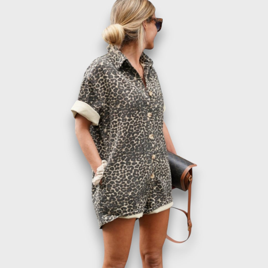 Nonette – Shirt Jumpsuit with Summer Character