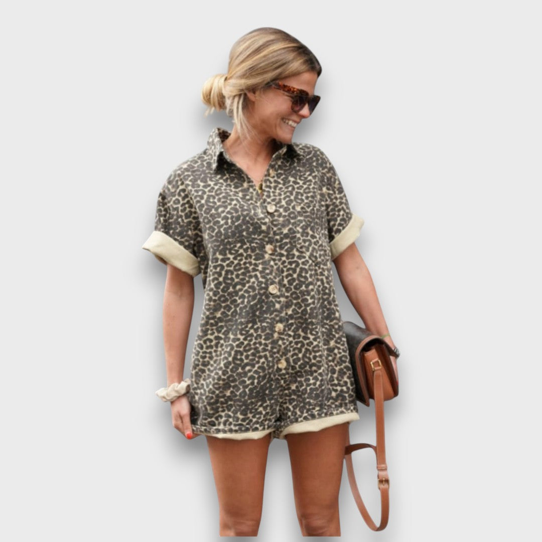 Nonette – Shirt Jumpsuit with Summer Character