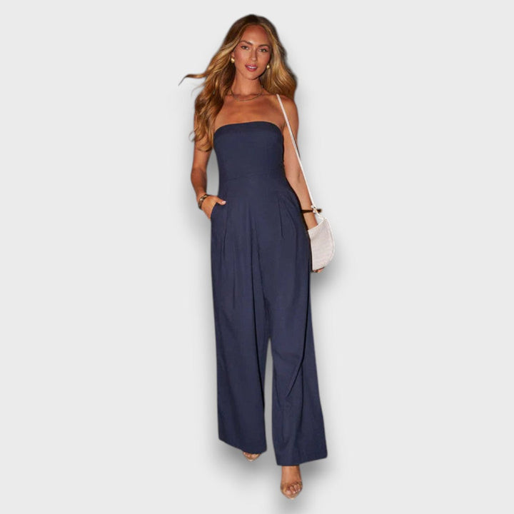 Louna – Elegant Bandeau Jumpsuit