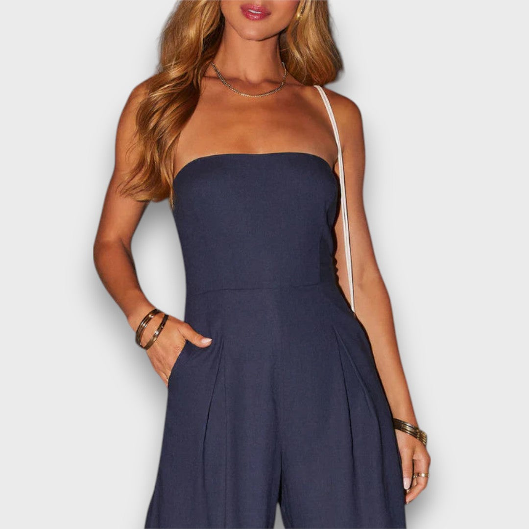 Louna – Elegant Bandeau Jumpsuit