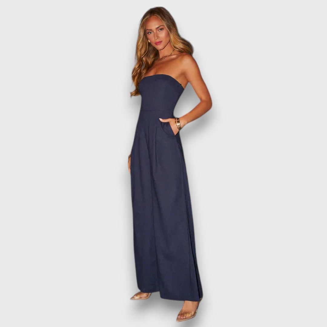 Louna – Elegant Bandeau Jumpsuit