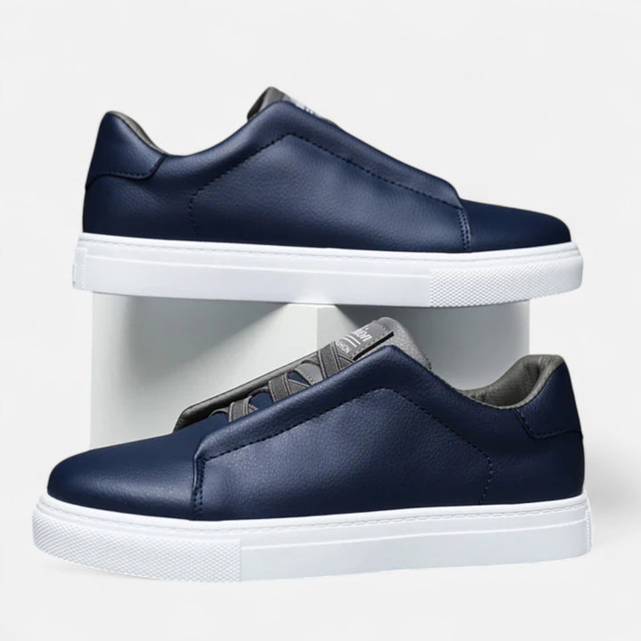 Marcus | Premium Leather Slip-On Sneakers for Men
