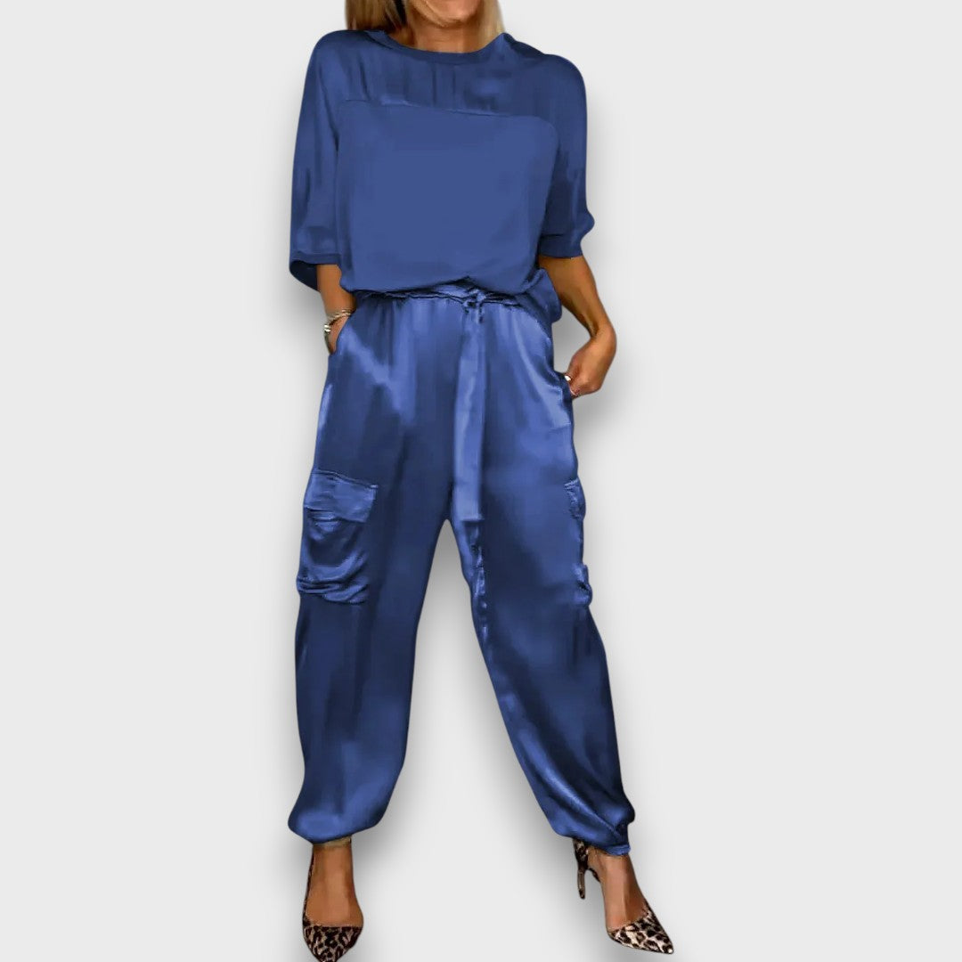 Avelan – Satin Flow Two-Piece Set