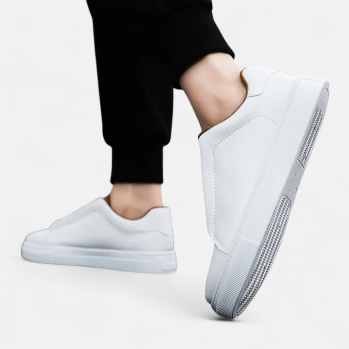 Marcus | Premium Leather Slip-On Sneakers for Men