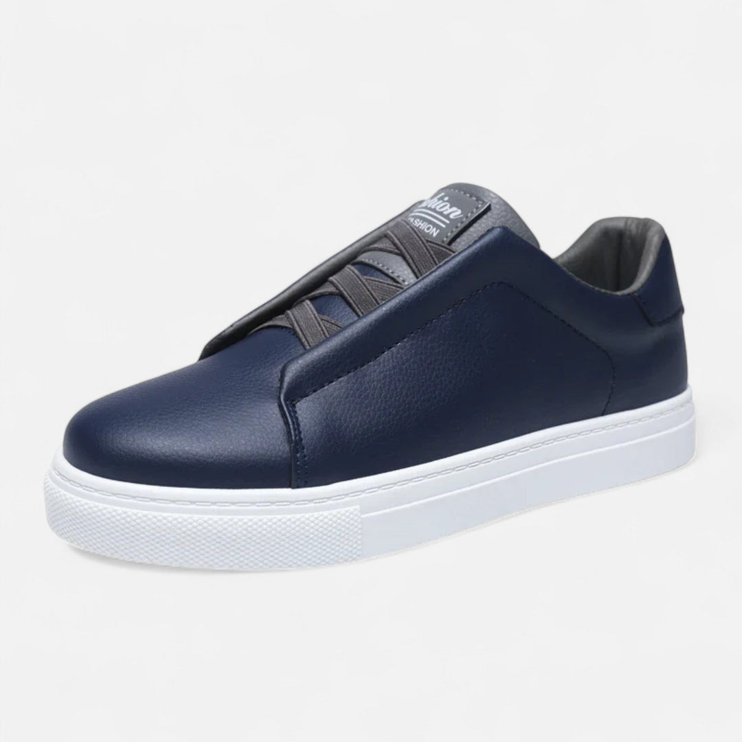 Marcus | Premium Leather Slip-On Sneakers for Men
