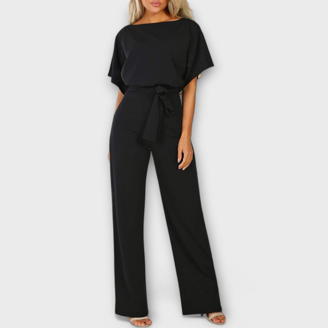 Noria – Dark Blue Jumpsuit with Elegant Silhouette