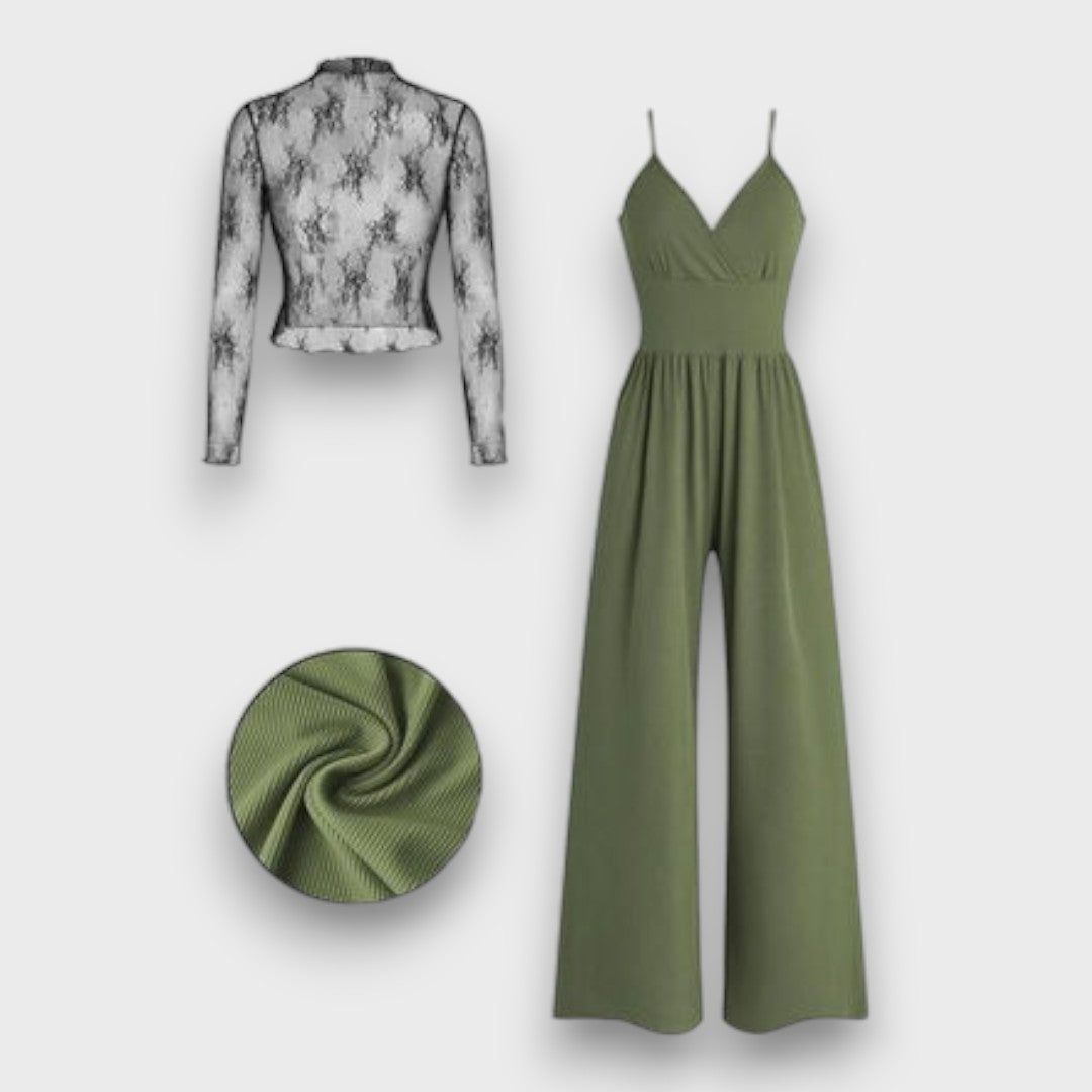 Elai – Lace Layered Jumpsuit Set