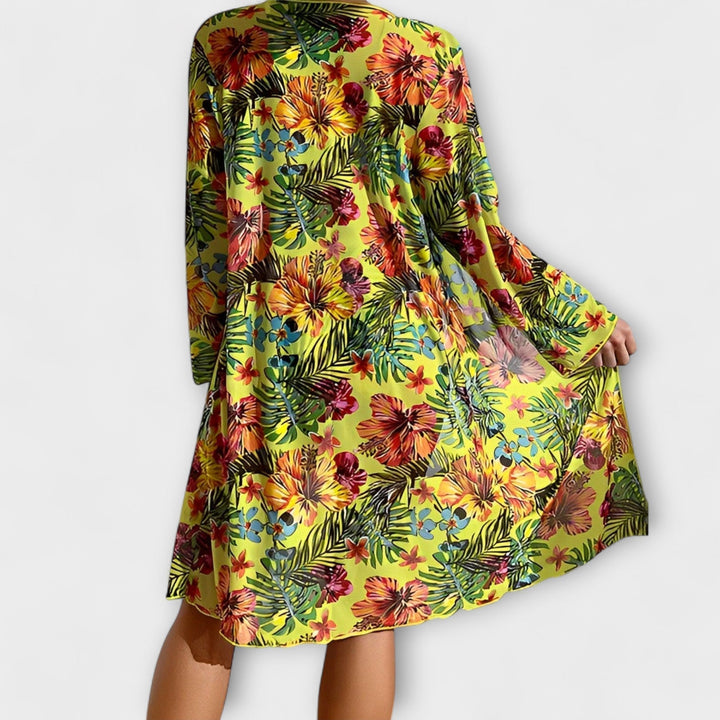 Malani – 3-Piece Bikini Set with Tropical Flair