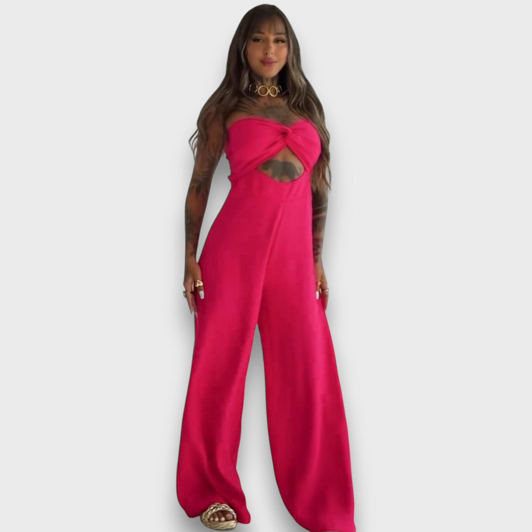 Salome – Jumpsuit with Cut-out and Back Detail