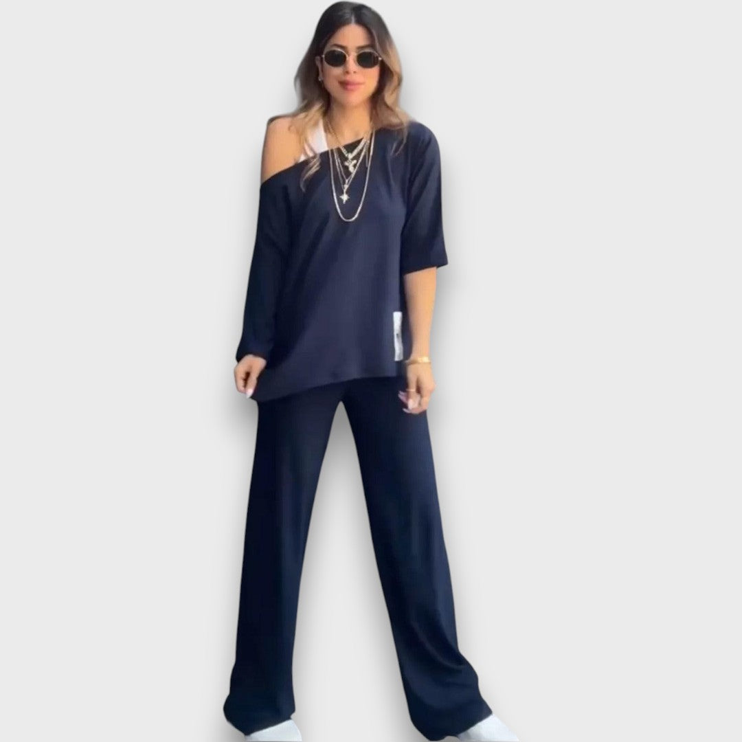 Marianna – Relaxed Set with Asymmetrical Top