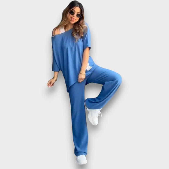 Marianna – Relaxed Set with Asymmetrical Top