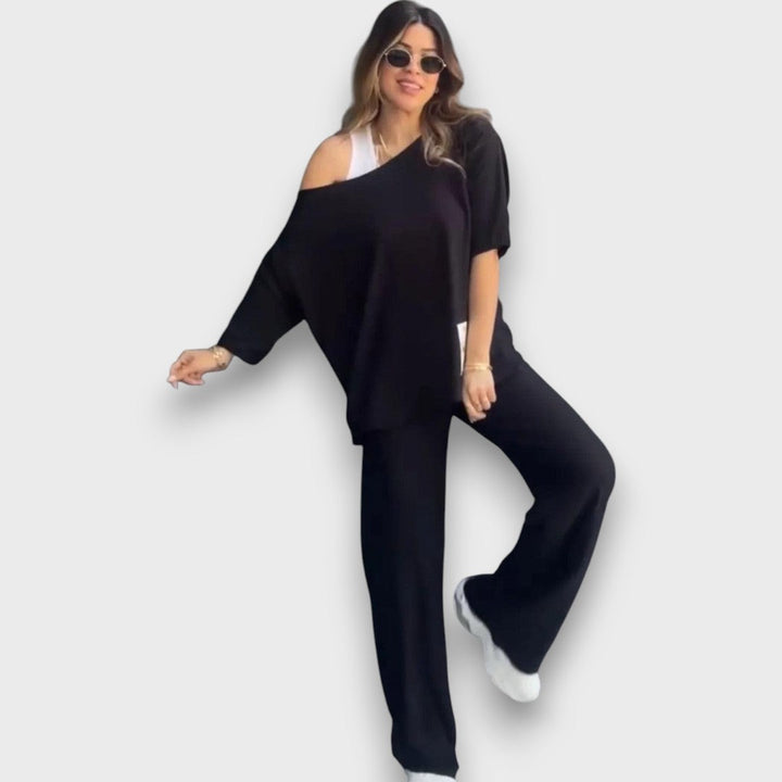 Marianna – Relaxed Set with Asymmetrical Top