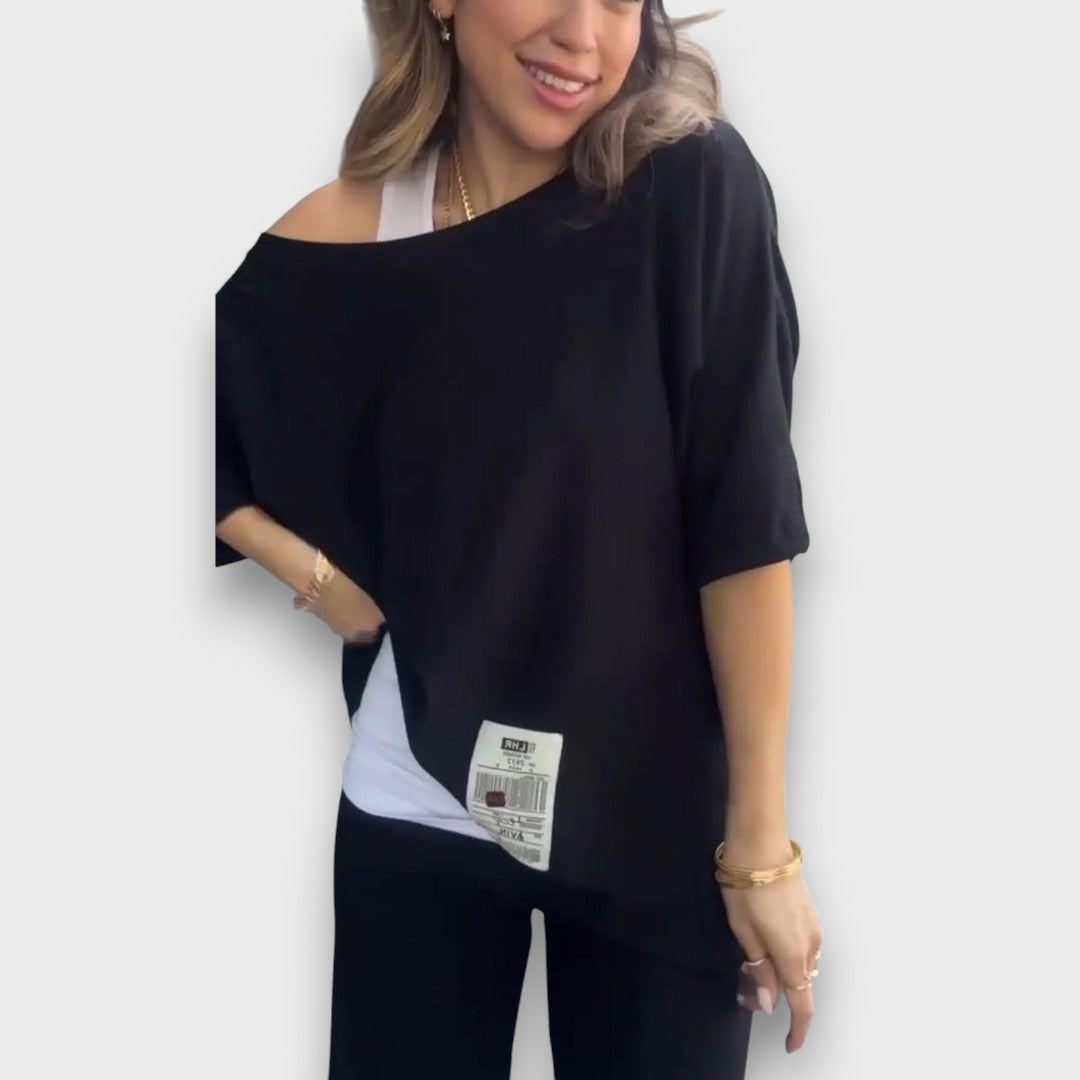 Marianna – Relaxed Set with Asymmetrical Top