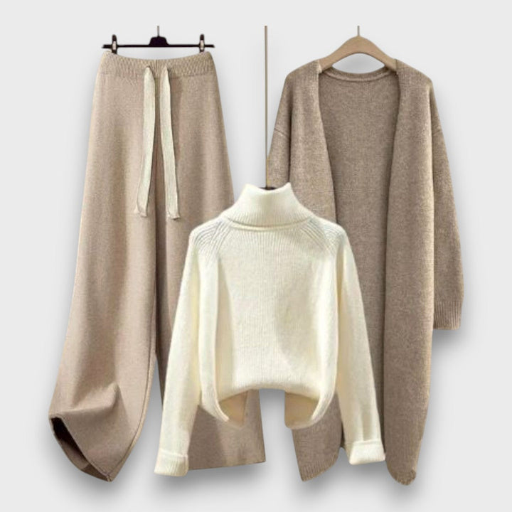 Flairessa – 3-Piece Comfy Knit Set
