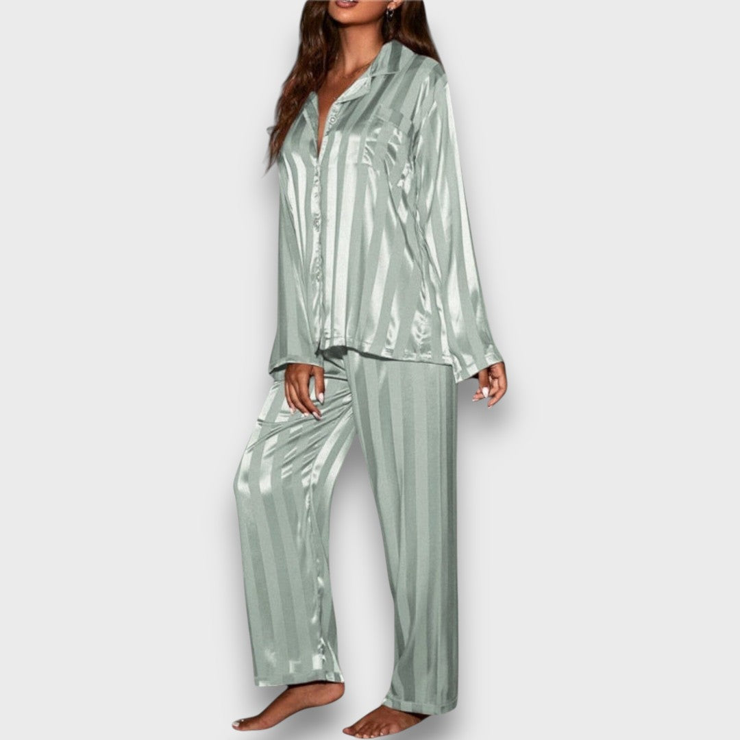 Flaira – Luxury Satin Pajama Set