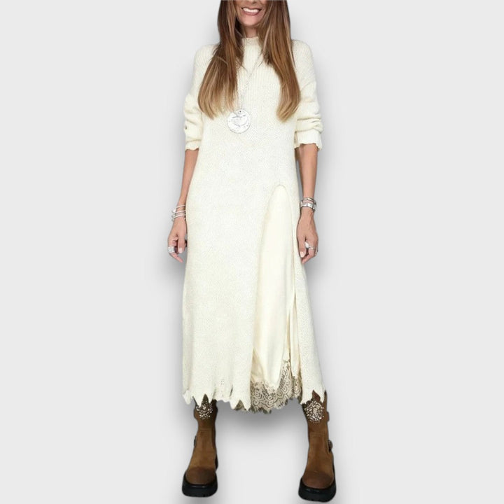 Wandara – Elegant Two-Piece Sweater Dress Set