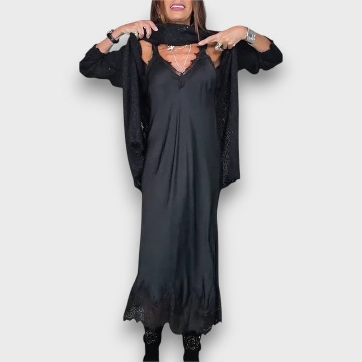 Wandara – Elegant Two-Piece Sweater Dress Set