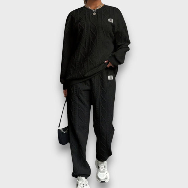 Lunara – Cozy Cable-Knit Lounge Set