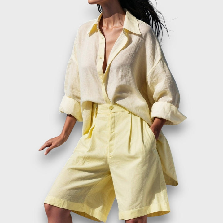 Isa – Shirt Set with Shorts